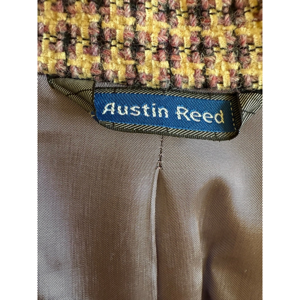 Austin Reed Brown Houndstooth Blazer - Picture 6 of 15